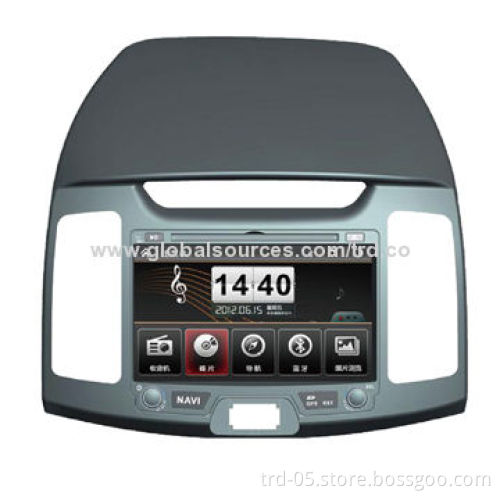 Car Navigation DVD System for Hyundai Elantra, with 8-inch TFT Display, Double DIN Size
